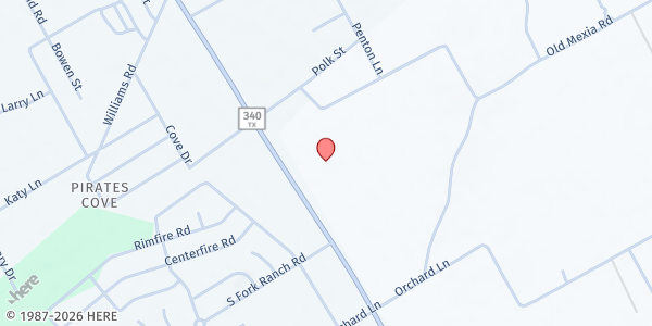 Map showing Church of the Open Door at 900 TX-340 Loop, Waco, TX