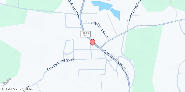 Map showing Warren UMC - Cecil Food Pantry at 11774 US-69, Warren, TX