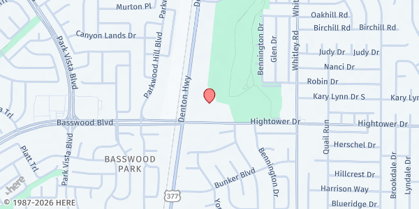 Map showing Lifestyle Christianity at 7200 Denton Hwy, Watauga, TX