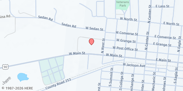 Map showing Weimar We Can at 506 W Main St, Weimar, TX