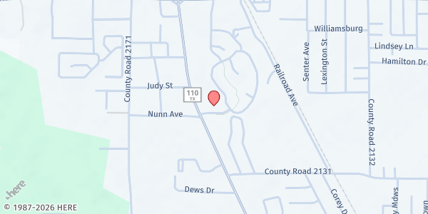 Map showing Philadelphia Blessing at 411 Hwy. 110 N., Whitehouse, TX