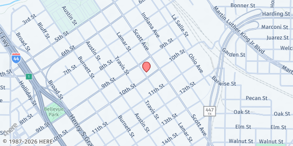 Map showing Adult Protective Services at 925 Lamar St #4100, Wichita Falls, TX