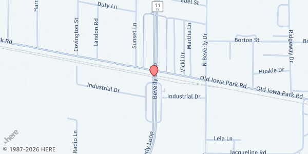 Map showing Legacy Church at 1420 TX-11 Loop, Wichita Falls, TX