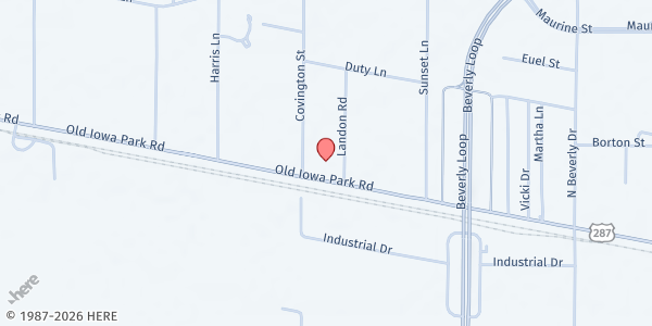 Map showing Mobile Pantry - City View at 3400 Old Iowa Park Rd, Wichita Falls, TX