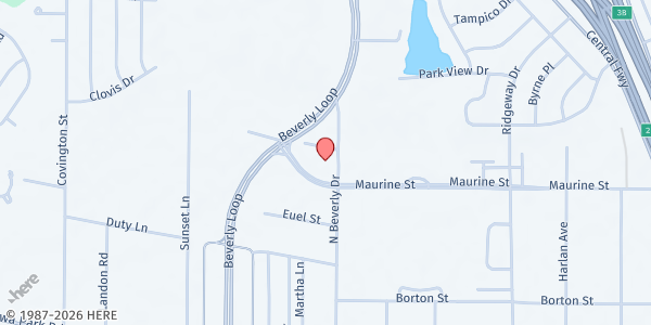 Map showing Northwest Boys & Girls Club at 1402 N Beverly Dr, Wichita Falls, TX