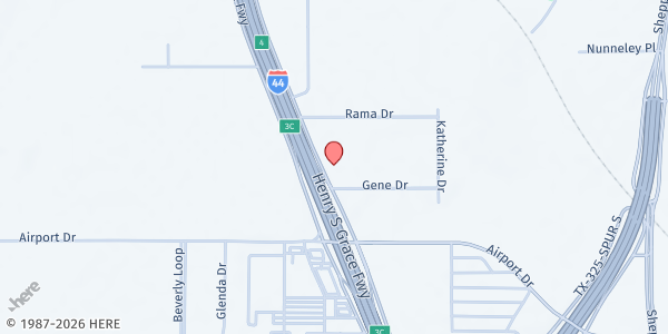 Map showing P.E.T.S. Clinic at 3001 Central E Fwy, Wichita Falls, TX