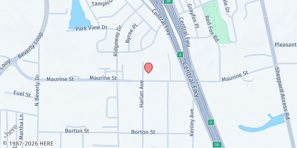 Map showing Phased In at 2032 Maurine St, Wichita Falls, TX