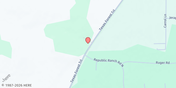 Map showing La Iglesia Refugio at 16771 FM 1097, Willis, TX