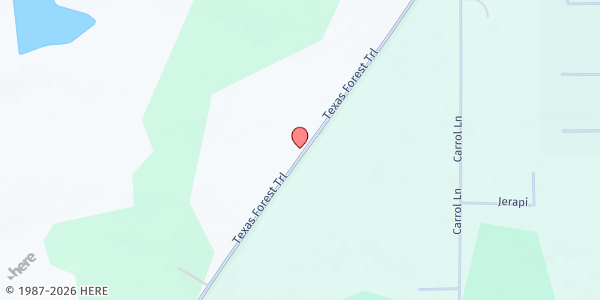 Map showing La Iglesia Refugio at 16771 E. FM 1097 Rd., Willis, TX