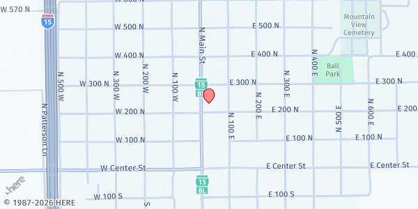 Map showing The Church of Jesus Christ of Latter-day Saints - Beaver at 220 N Main St, Beaver, UT