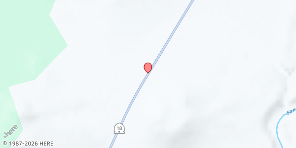 Map showing Beryl Community Mobile Pantry - San Pablo Catholic Mission at 721 S. Hwy. 18, Beryl, UT