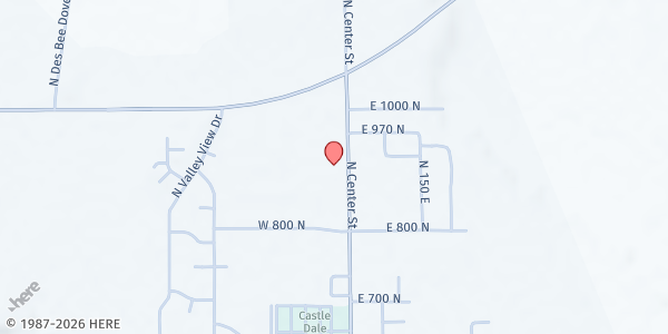 Map showing San Rafael Ysa Branch at 915 N Center St, Castle Dale, UT