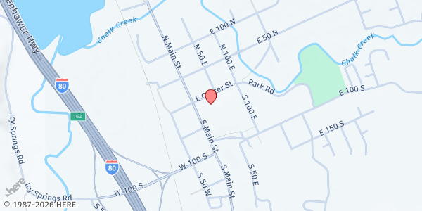 Map showing CAS - Coalville Food Pantry at 17 S Main St, Coalville, UT