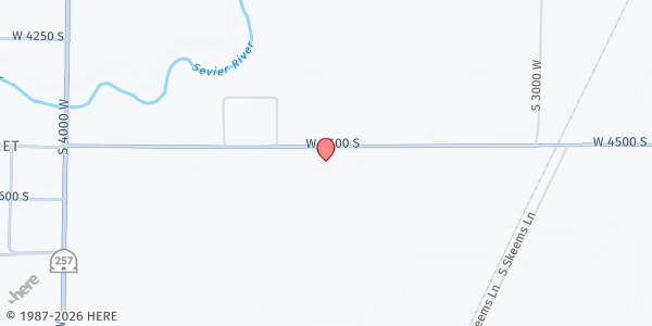 Map showing The Church of Jesus Christ of Latter-day Saints - Delta at 4500 S 3423 W, Delta, UT