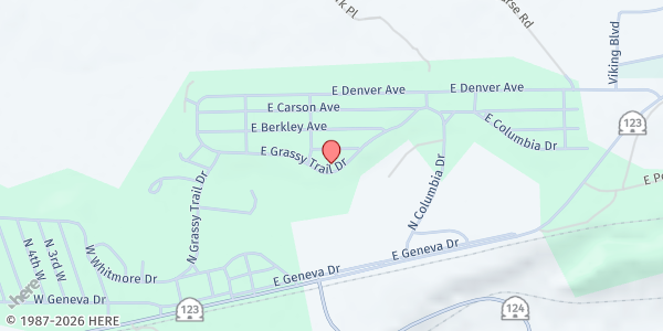 Map showing The Church of Jesus Christ of Latter-day Saints - East Carbon at 145 Grassy Trail Dr, East Carbon, UT
