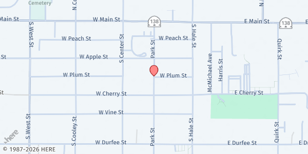 Map showing Grantsville Community Action Program - Food Distribution Center at 7 S, Grantsville, UT