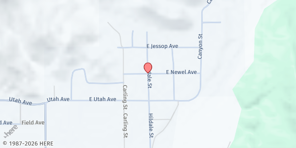 Map showing Hildale Community Mobile Pantry at 440 E Newel Ave, Hildale, UT