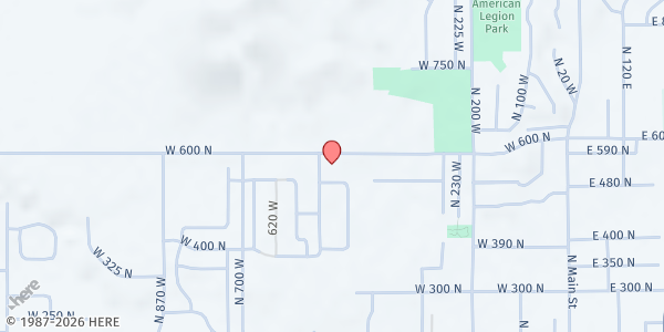 Map showing Utah Food Bank Hurricane Valley Food Pantry at 489 600 N, Hurricane, UT