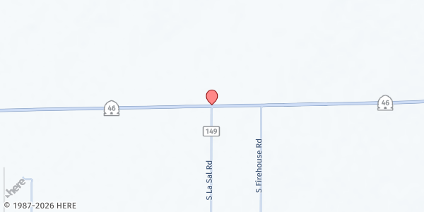 Map showing La Sal-Mobile Pantry at La Sal Recreation Community Center HWY 46, La Sal, UT