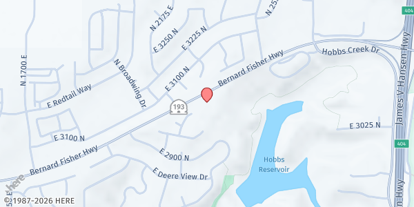 Map showing Christian Life Center at 2352 E UT-193, Layton, UT