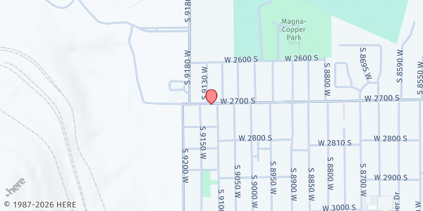 Map showing Magna FACT at 9113 W Magna Main St #101, Magna, UT