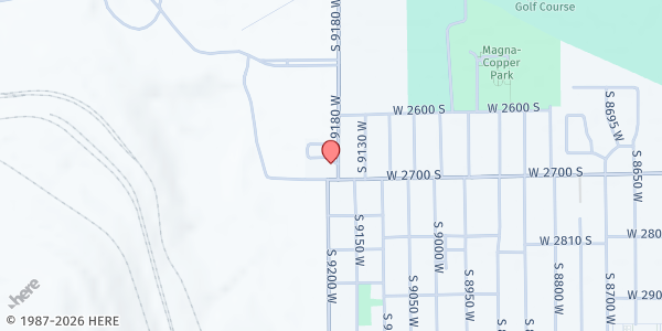 Map showing Magna Mobile Pantry - 2700 S Location at 9228 2700 S, Magna, UT