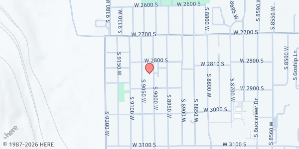 Map showing Magna Mobile Pantry at 2840 S 9000 W, Magna, UT