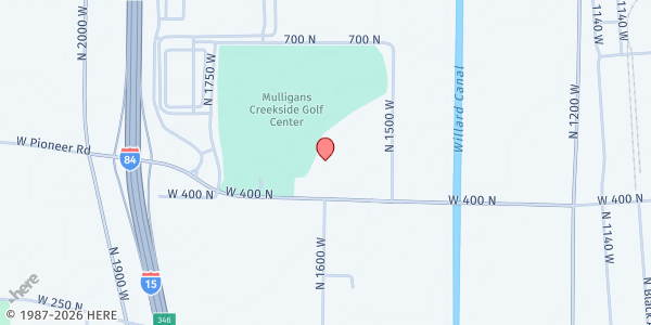 Map showing Marriott-Slaterville City Government - Senior Center at 1570 W. 400 N., Marriott-Slaterville City, UT