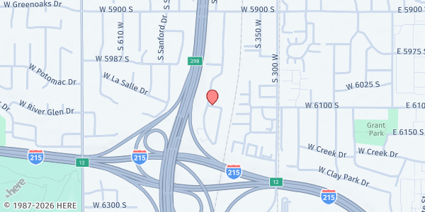 Map showing Murray Neighborhood Center at 6110 South 404 West, Murray, UT