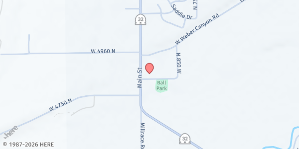 Map showing CAS - Oakley Food Pantry at 960 W Center, Oakley, UT