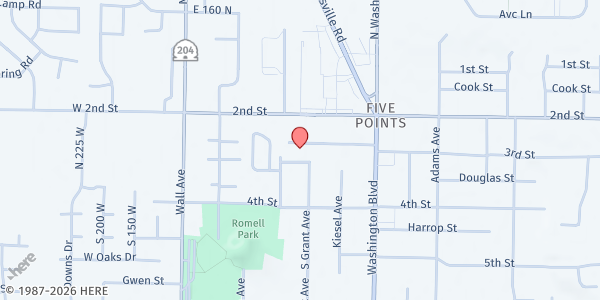 Map showing Lantern House at 269 W 3rd Street, Ogden, UT