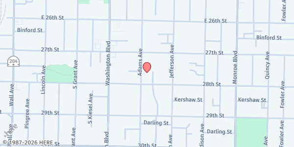 Map showing Youth Futures - Ogden at 2760 Adams Ave., Ogden, UT