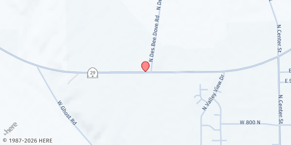 Map showing LDS Bishop's Storehouse - Castle Dale at 590 UT-29, Orangeville, UT