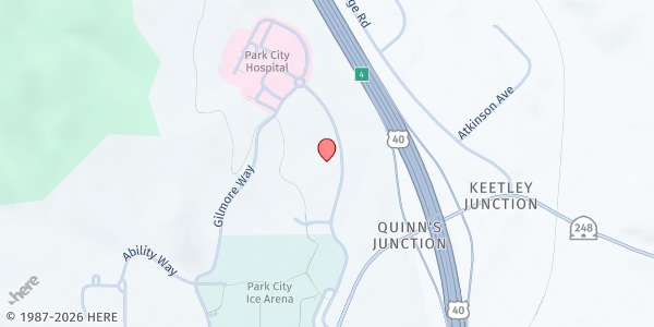 Map showing Peace House Inc at 700 Round Valley Dr #115, Park City, UT
