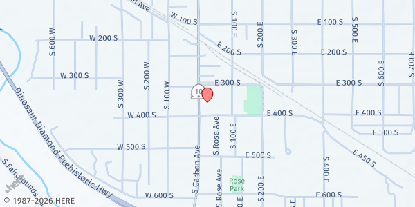 Map showing Agency on Aging - Southeastern Utah Area - Price at 375 S Carbon Ave., Price, UT