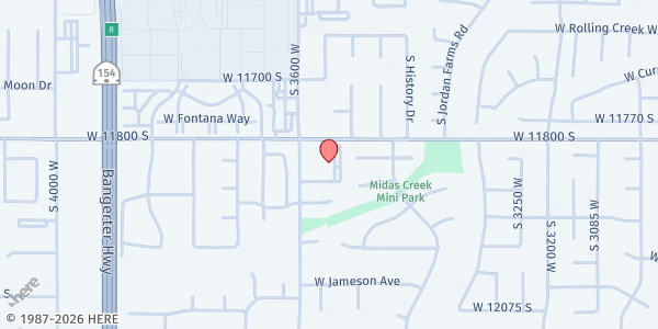 Map showing Saint Andrew Catholic Parish Church Riverton at 11835 3600 W, Riverton, UT