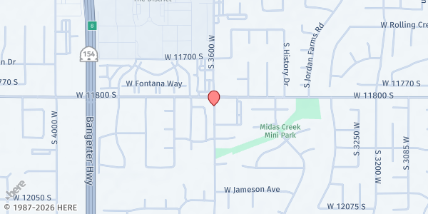Map showing Saint Andrew Food Pantry at 11835 S 3600 W, Riverton, UT
