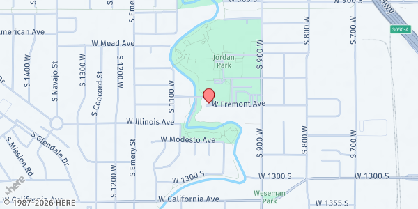 Map showing Cannon Mobile Pantry at 934 W Fremont Ave, Salt Lake City, UT