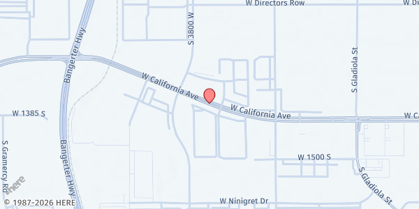 Map showing Concern Center of Salt Lake at 1235 W California Ave., Salt Lake City, UT