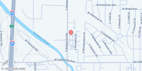 Map showing Salt Lake City Mission at 1151 South Redwood Rd., Salt Lake City, UT