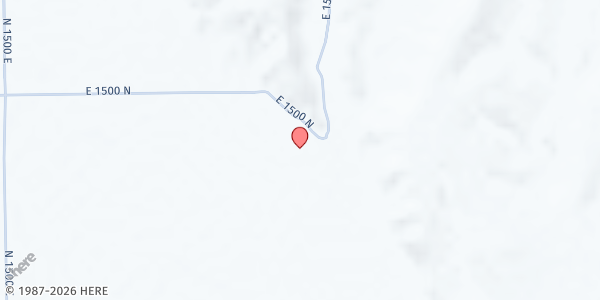 Map showing LDS Bishop's Storehouse - Vernal at 2178 E. 1500 N., Vernal, UT