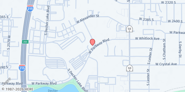 Map showing Casa de Oracion Salt Lake at 1946 W. Pkwy. Blvd., W. Valley City, UT