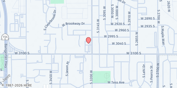 Map showing Mt Calvary at 3050 3200 W, West Valley City, UT