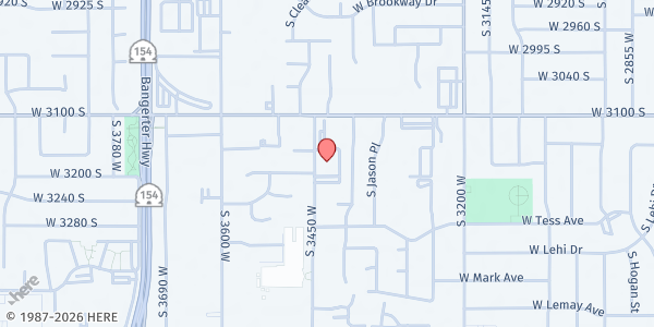 Map showing San Marcos Mobile Pantry at 3175 S. 3450 W., West Valley City, UT