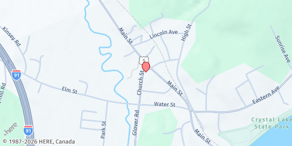 Map showing Barton Area Senior Services at 17 Village Square, Barton, VT