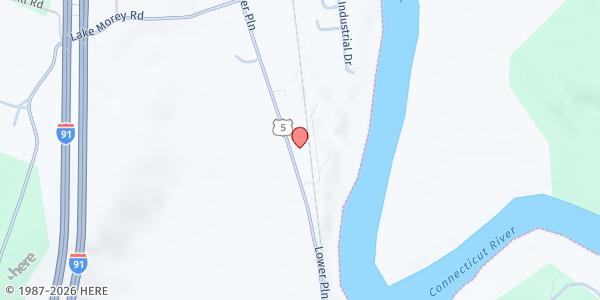 Map showing Bradford Club/Clara Martin Center at 1483 Lower Plain, Bradford, VT