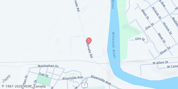 Map showing The Intervale Center - Food Distribution Center at 180 Intervale Rd, Burlington, VT