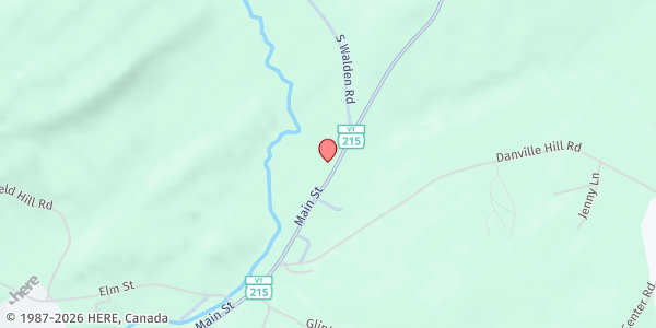 Map showing Neighbors in Action at 3339 Main Street, Cabot, VT