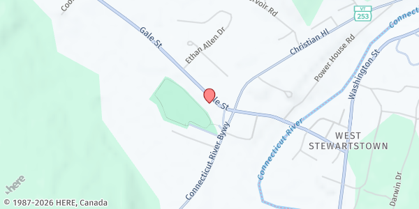 Map showing Northeast Kingdom Community Action - Canaan at 253 Gale St, Canaan, VT