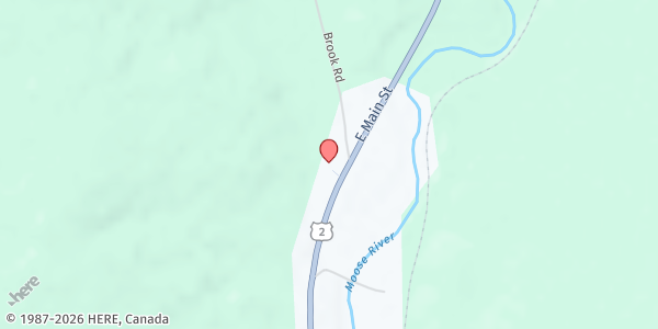 Map showing Sid's Pantry at 201 East Main Street, Concord, VT